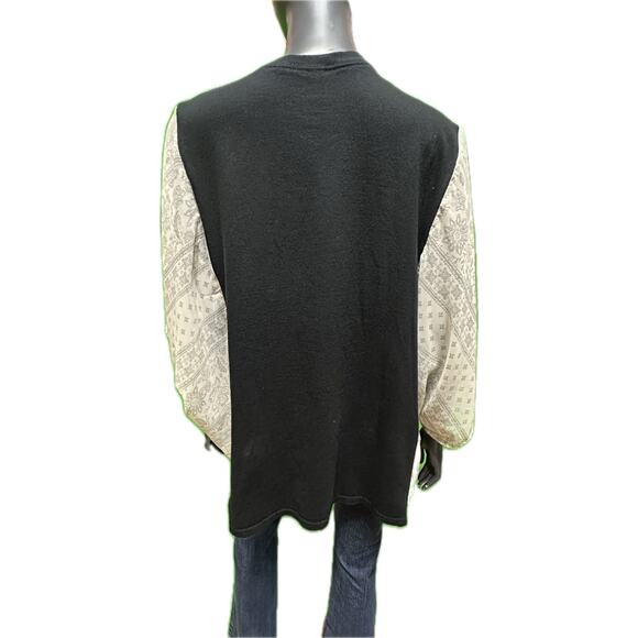 Janet Jackson Custom Upcycled Graphic Band Tee Kimono Top - Picture 2 of 6